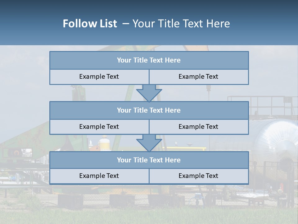 Earth Cube Skyscraper PowerPoint Template