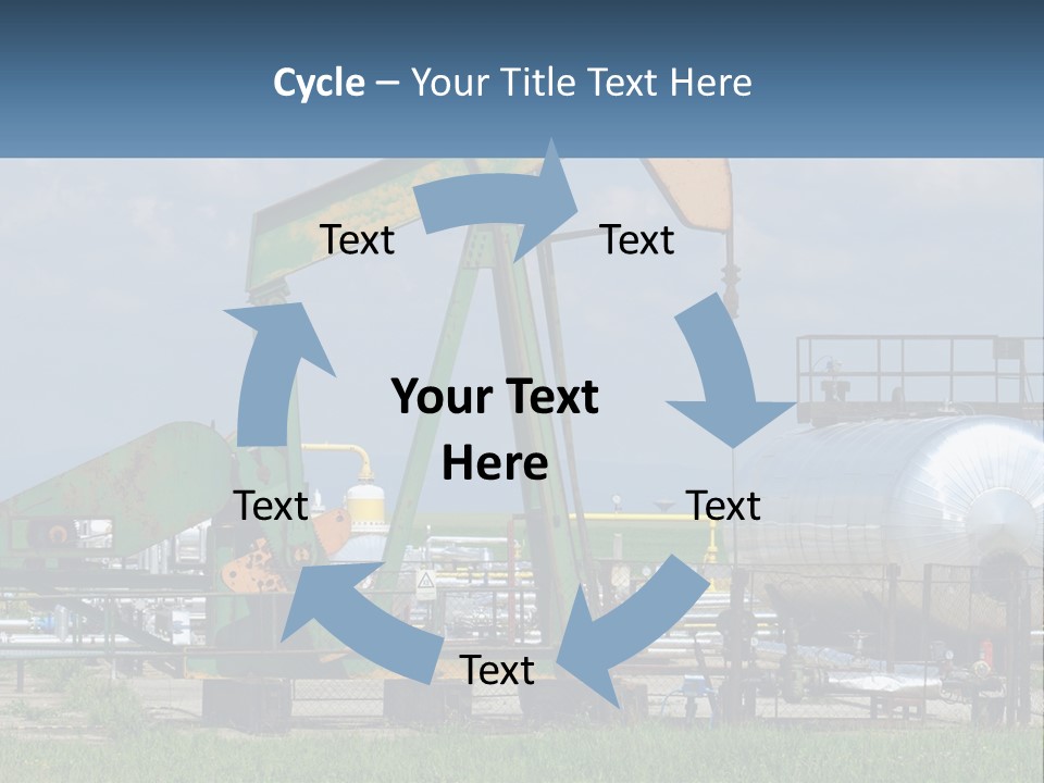 Earth Cube Skyscraper PowerPoint Template