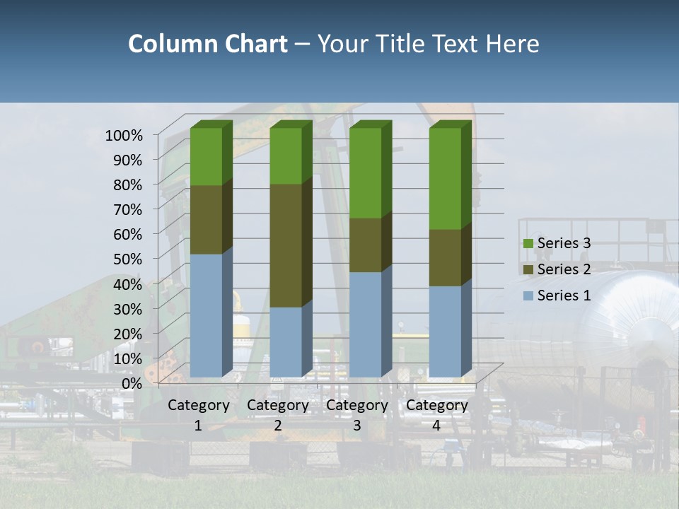 Earth Cube Skyscraper PowerPoint Template