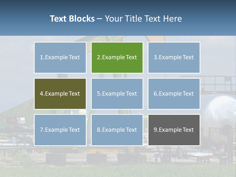 Earth Cube Skyscraper PowerPoint Template