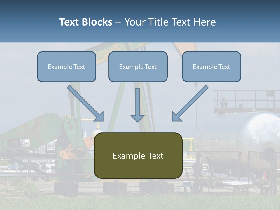 Earth Cube Skyscraper PowerPoint Template