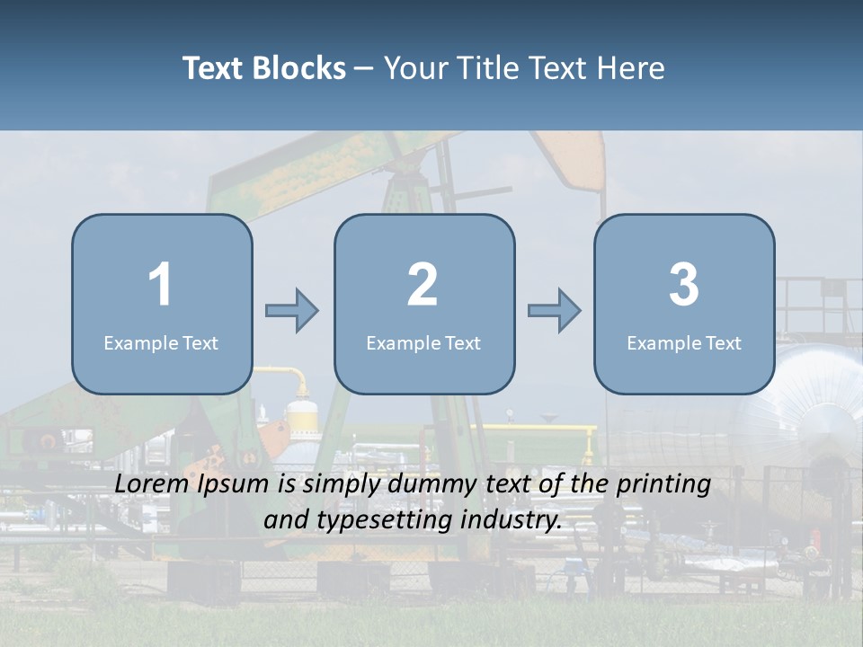 Earth Cube Skyscraper PowerPoint Template