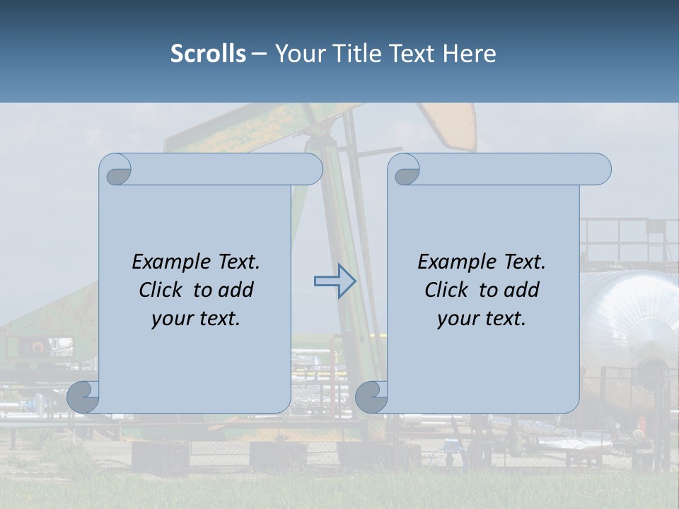 Earth Cube Skyscraper PowerPoint Template