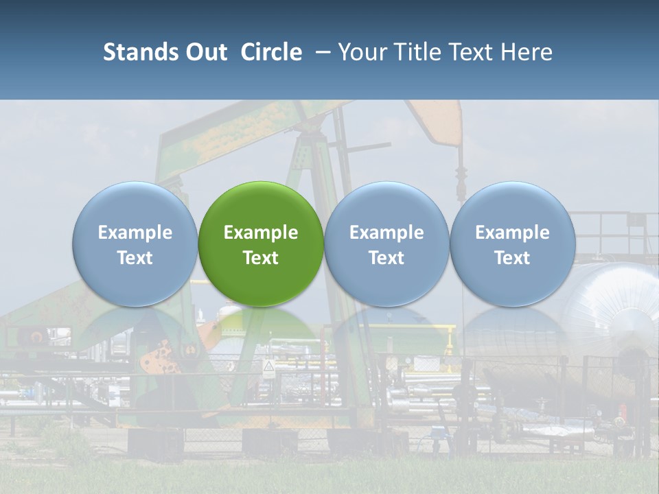 Earth Cube Skyscraper PowerPoint Template