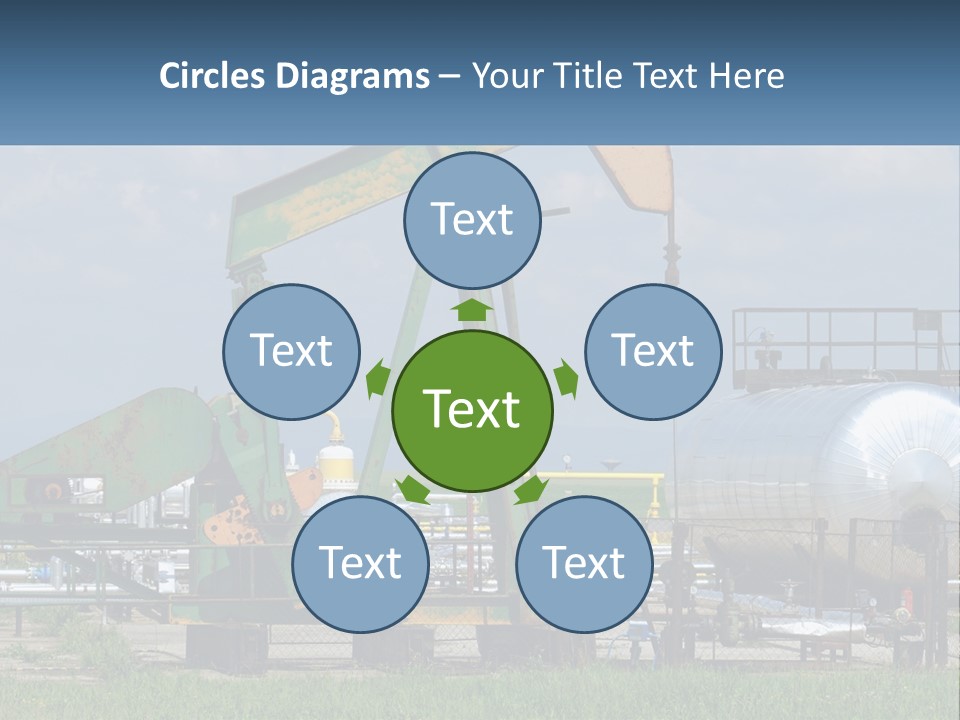 Earth Cube Skyscraper PowerPoint Template