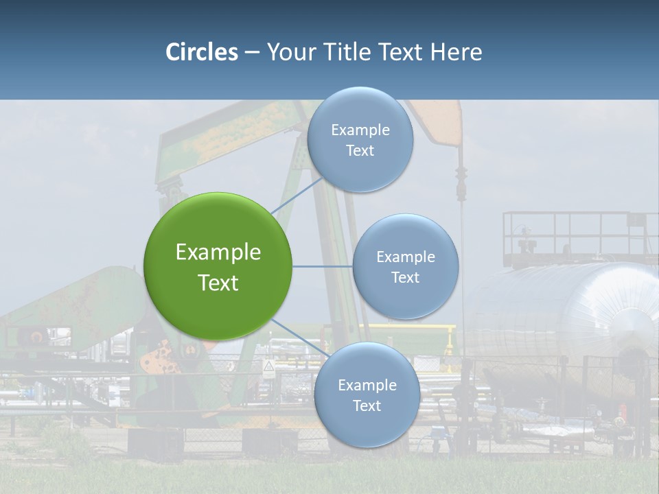 Earth Cube Skyscraper PowerPoint Template