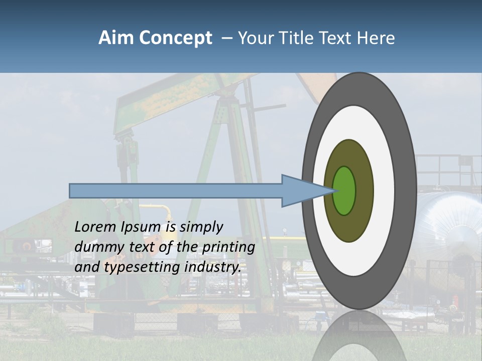 Earth Cube Skyscraper PowerPoint Template