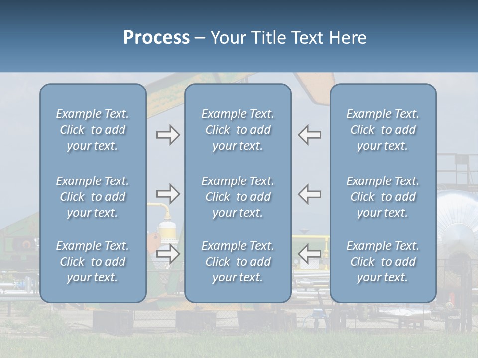 Earth Cube Skyscraper PowerPoint Template