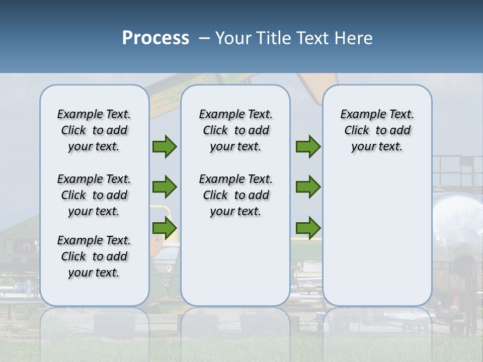Earth Cube Skyscraper PowerPoint Template