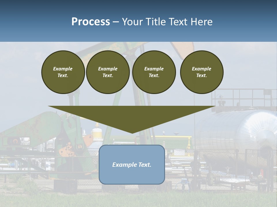Earth Cube Skyscraper PowerPoint Template