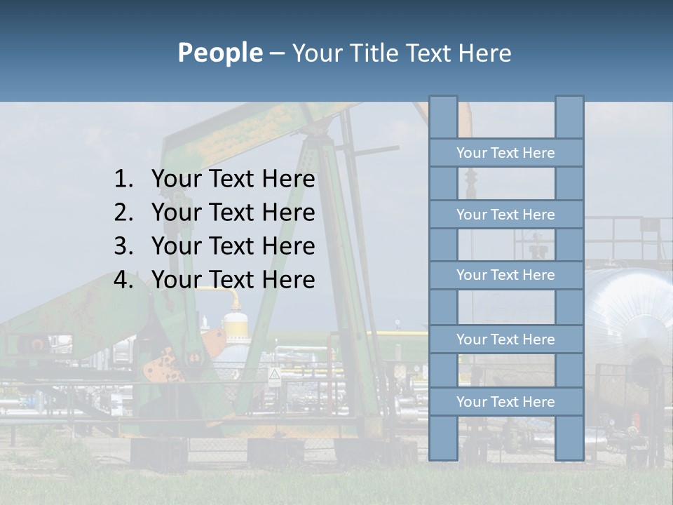 Earth Cube Skyscraper PowerPoint Template