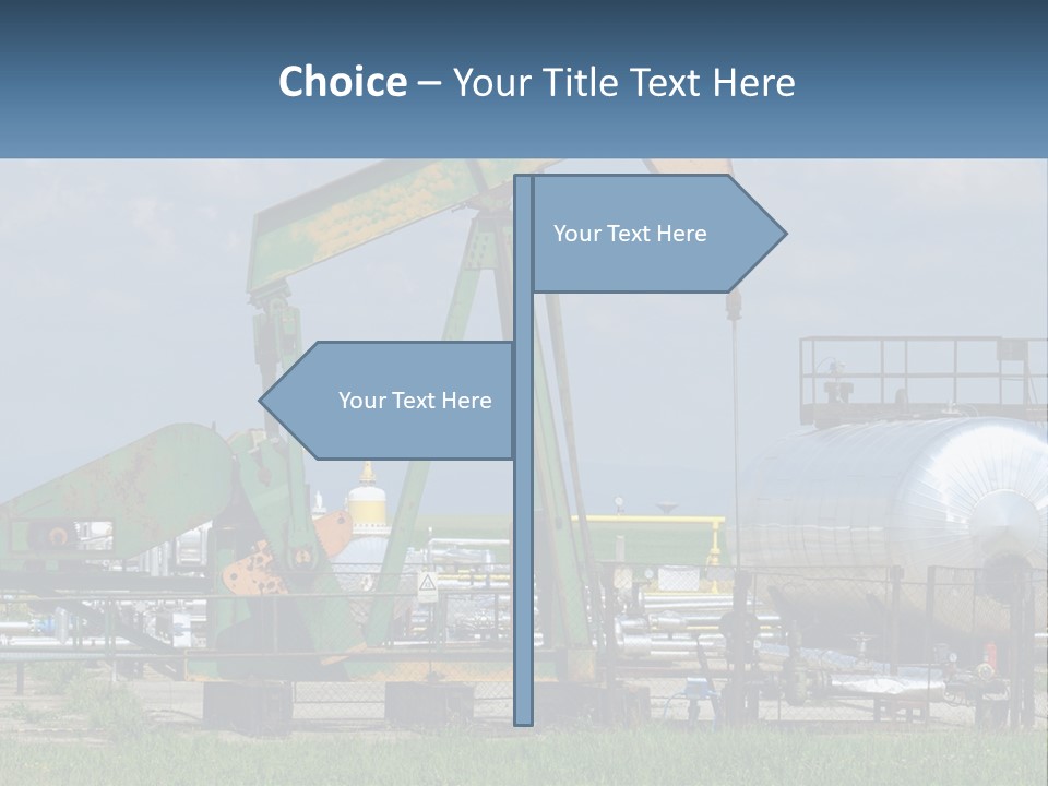 Earth Cube Skyscraper PowerPoint Template