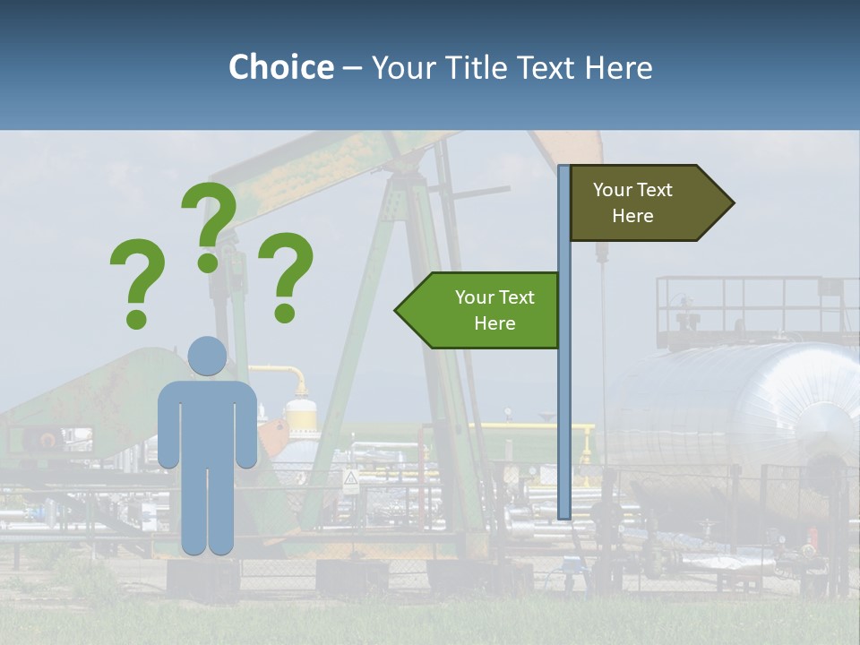 Earth Cube Skyscraper PowerPoint Template