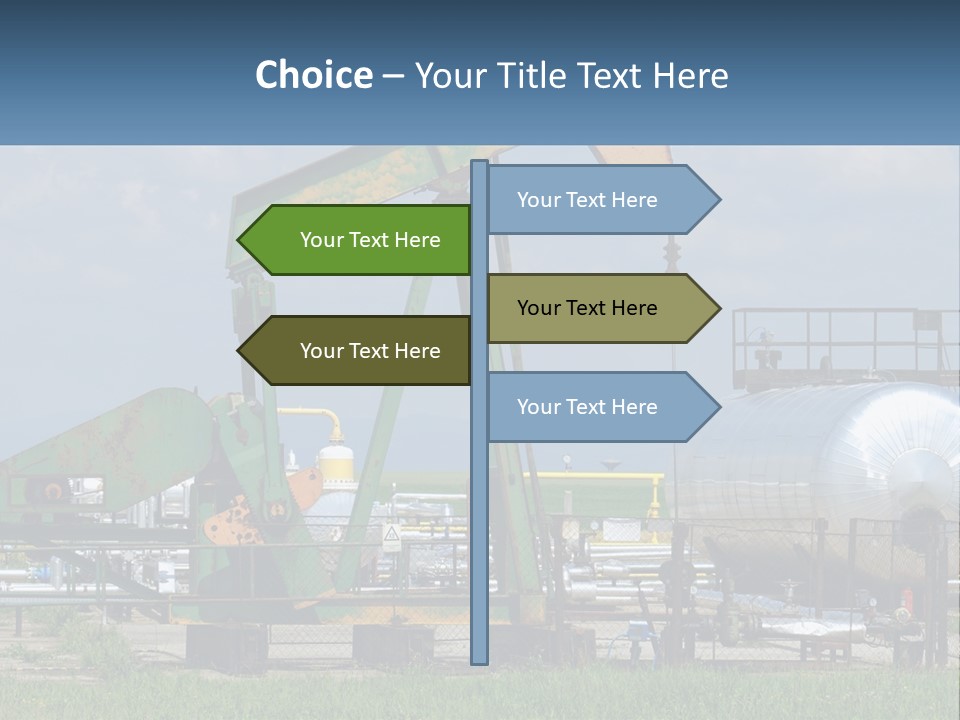 Earth Cube Skyscraper PowerPoint Template