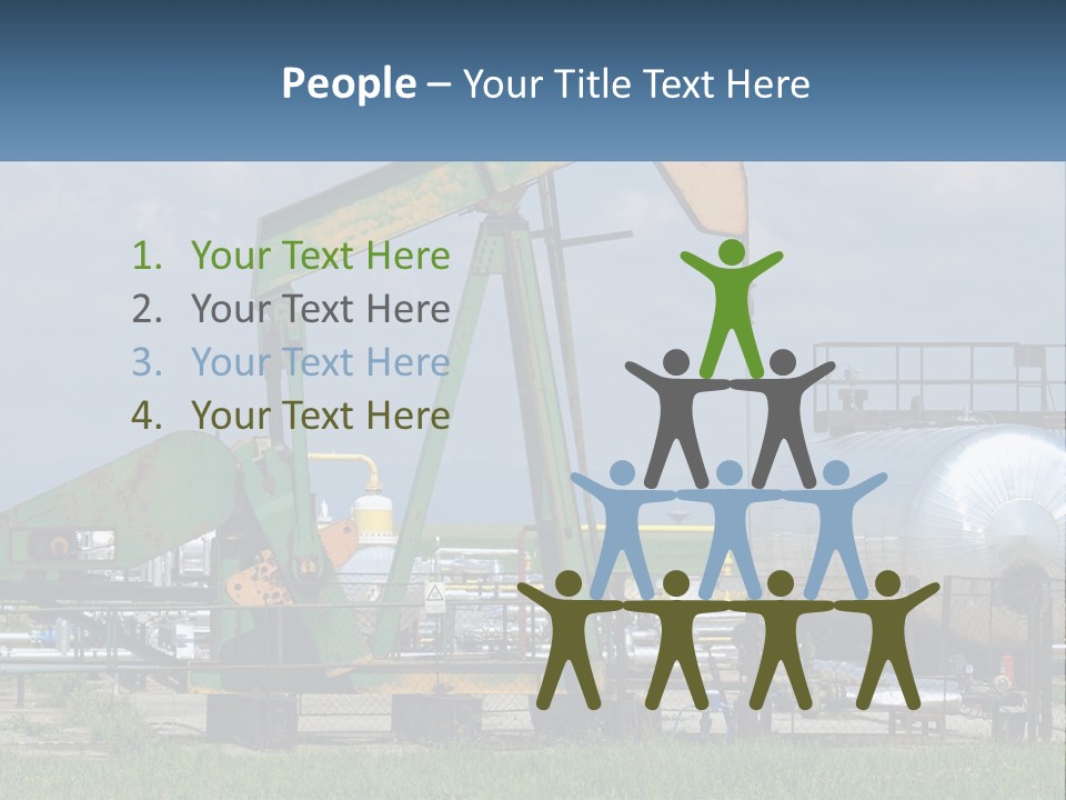 Earth Cube Skyscraper PowerPoint Template