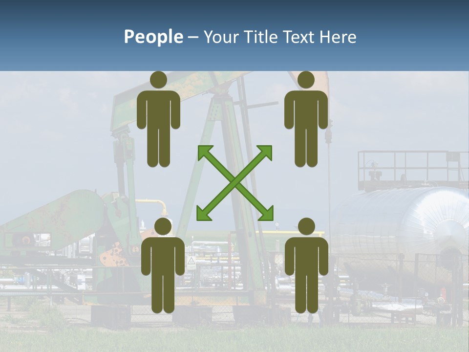 Earth Cube Skyscraper PowerPoint Template