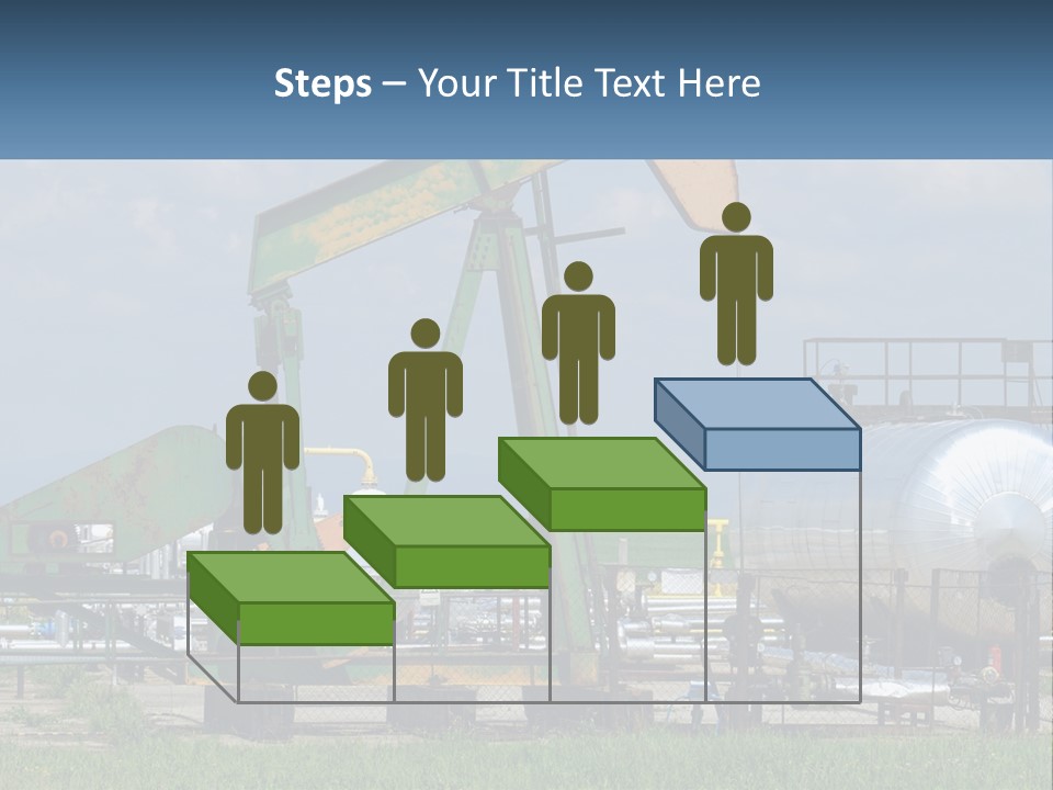 Earth Cube Skyscraper PowerPoint Template