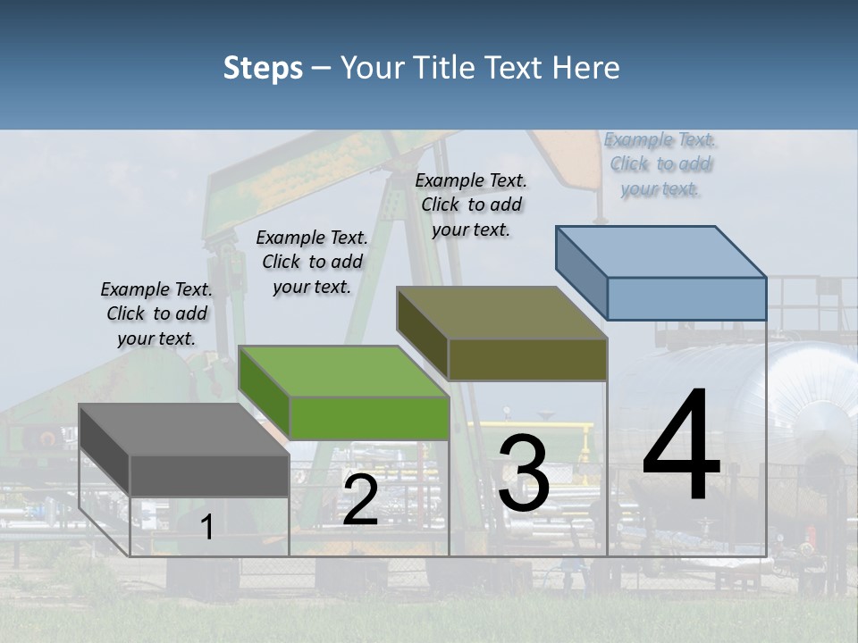 Earth Cube Skyscraper PowerPoint Template