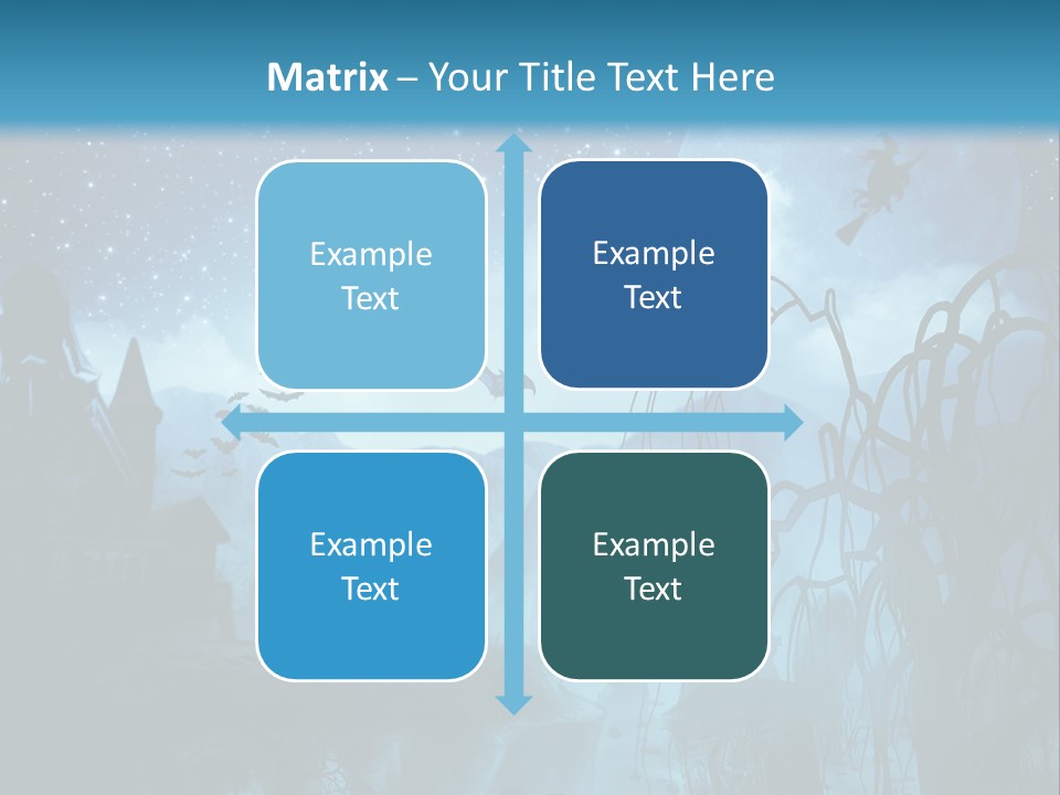 Black Background Cityscape PowerPoint Template