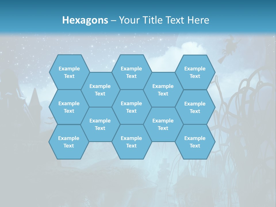 Black Background Cityscape PowerPoint Template