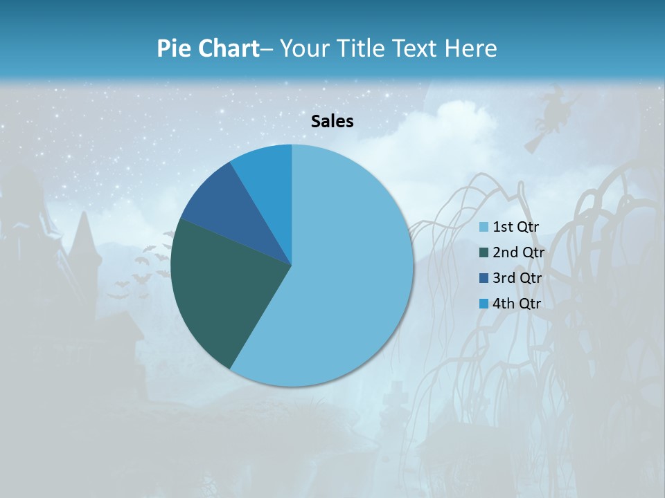Black Background Cityscape PowerPoint Template