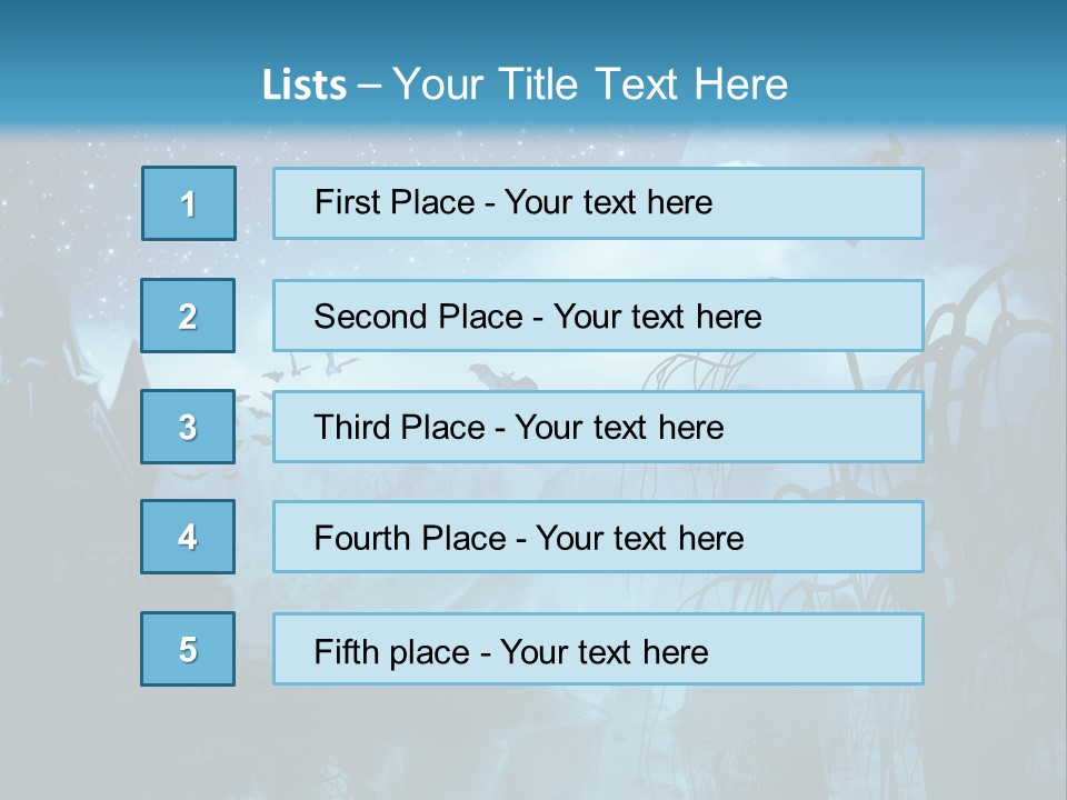 Black Background Cityscape PowerPoint Template