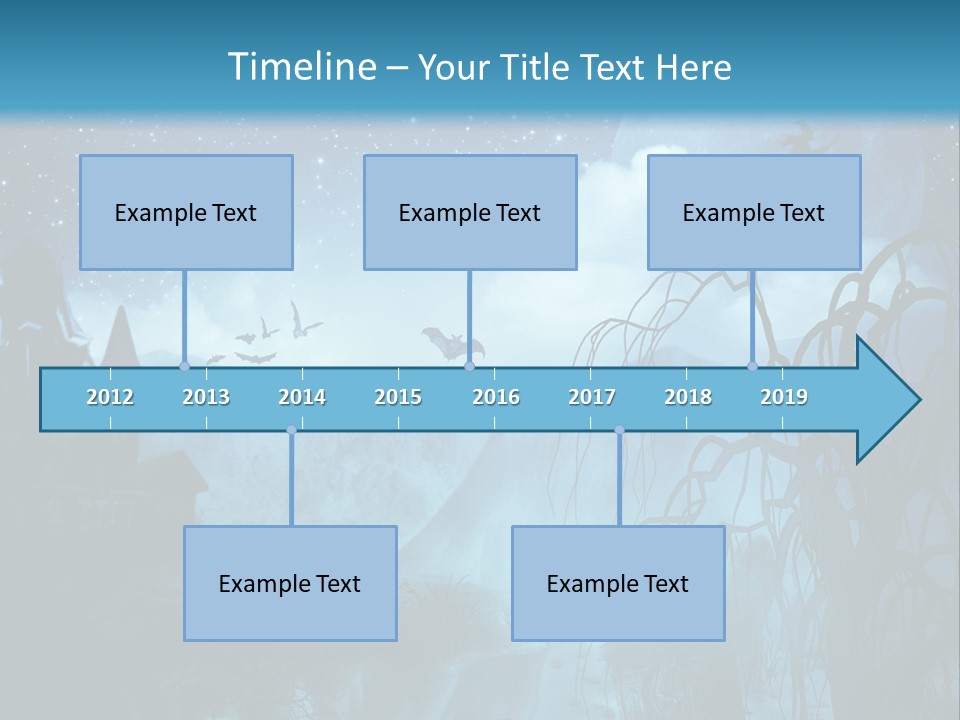 Black Background Cityscape PowerPoint Template