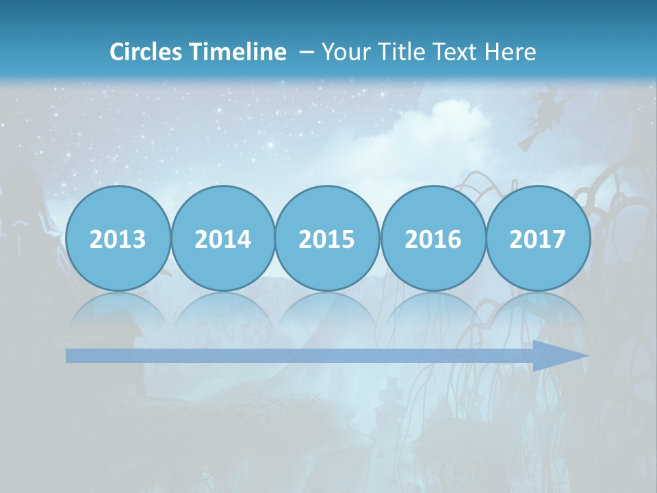 Black Background Cityscape PowerPoint Template