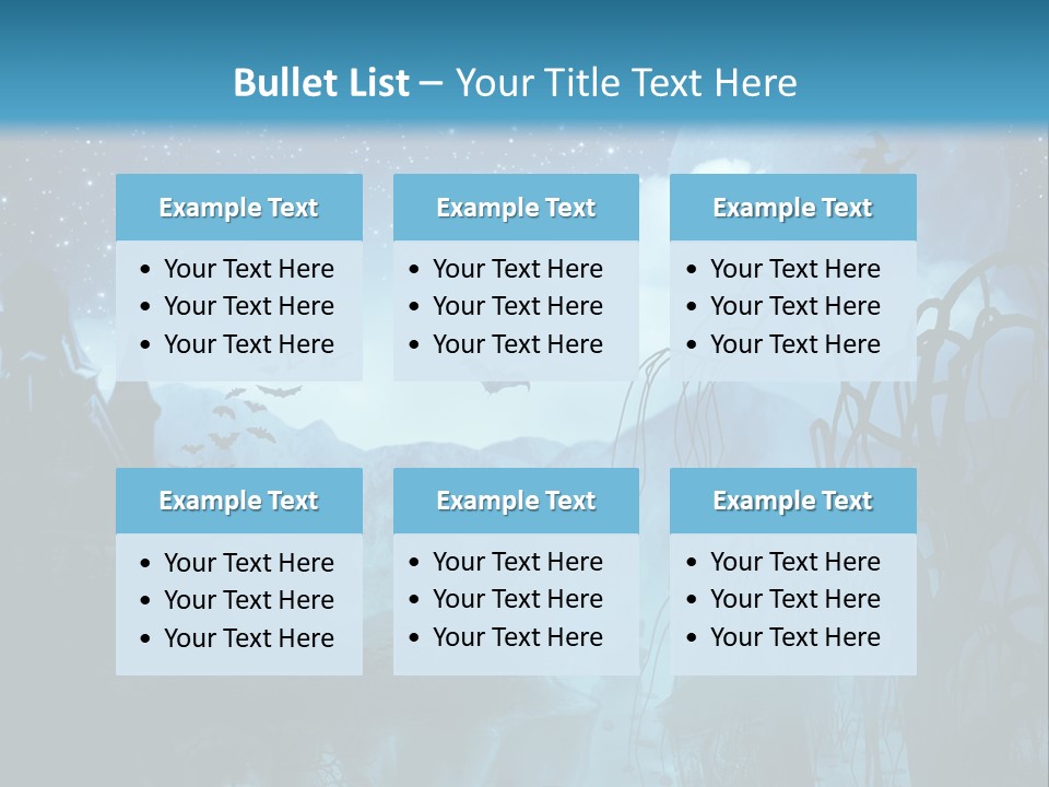 Black Background Cityscape PowerPoint Template