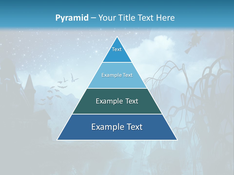 Black Background Cityscape PowerPoint Template