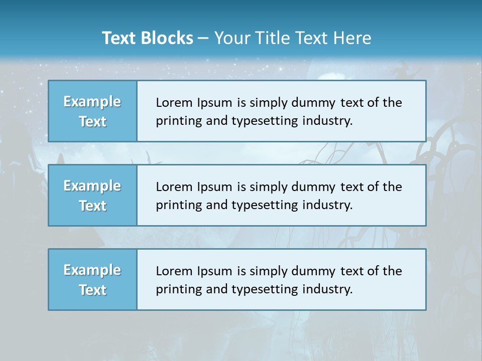 Black Background Cityscape PowerPoint Template