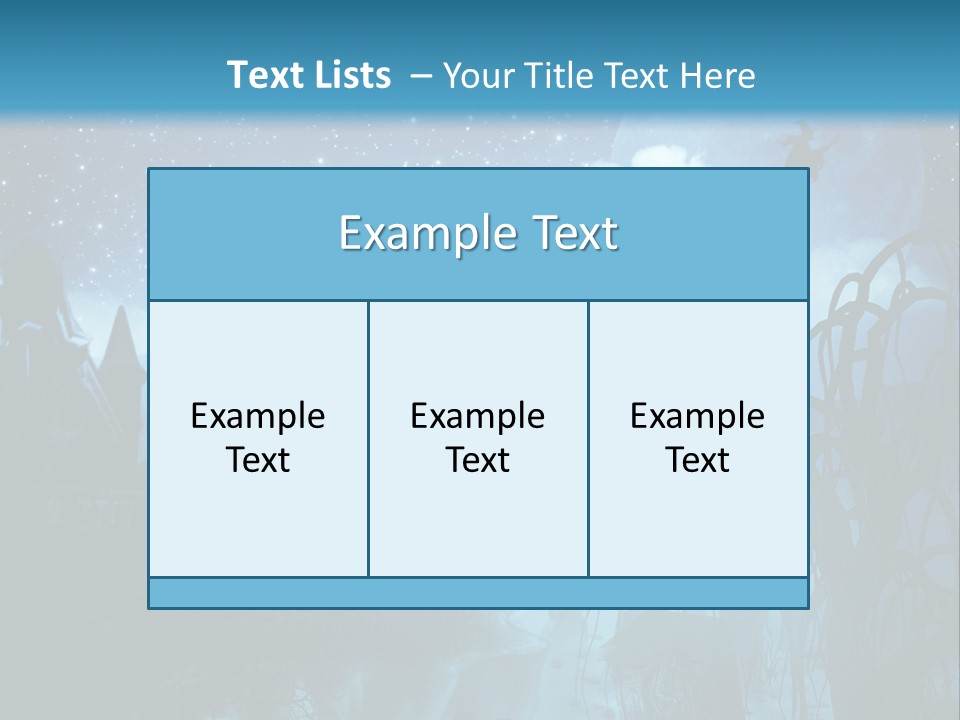 Black Background Cityscape PowerPoint Template