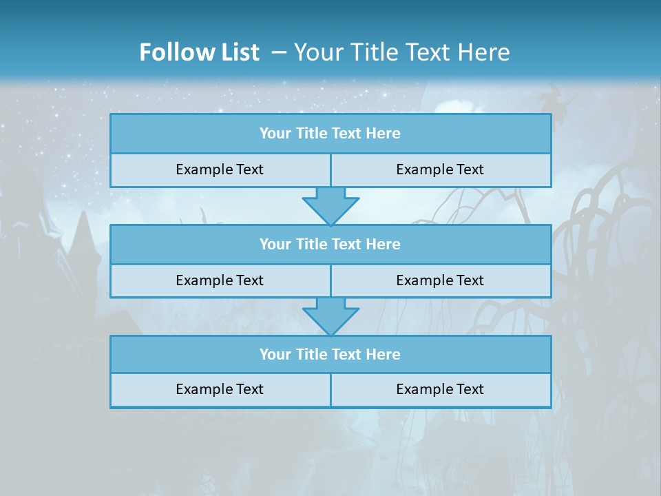 Black Background Cityscape PowerPoint Template