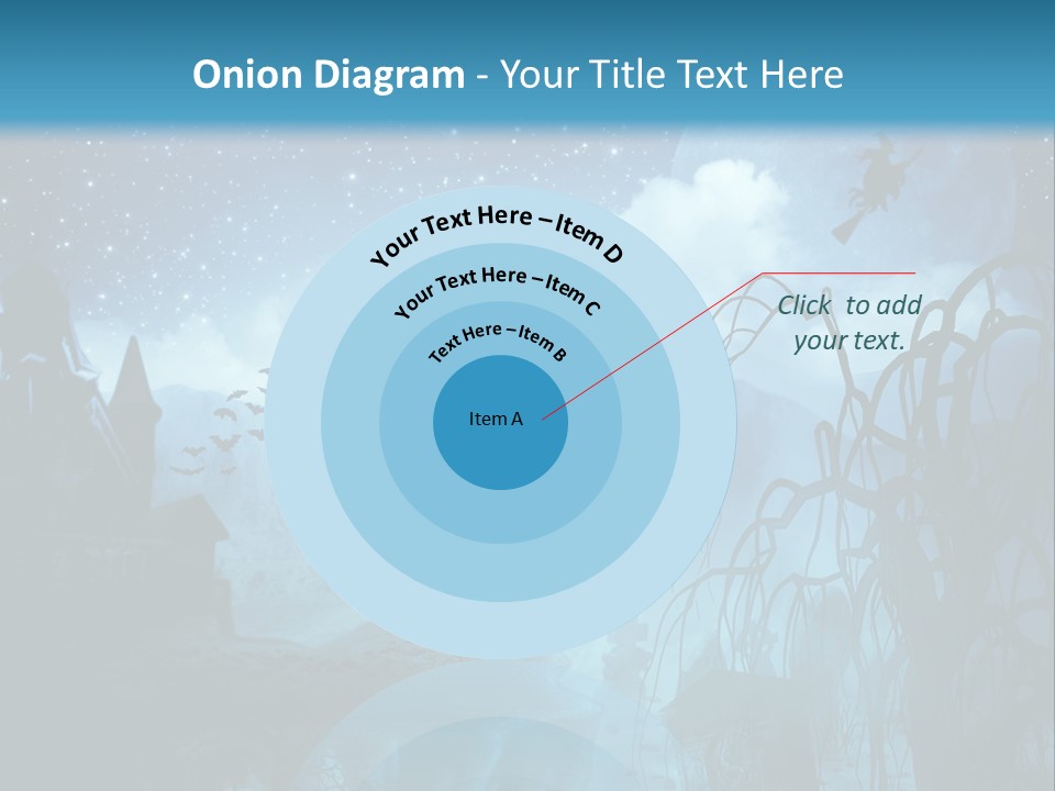 Black Background Cityscape PowerPoint Template