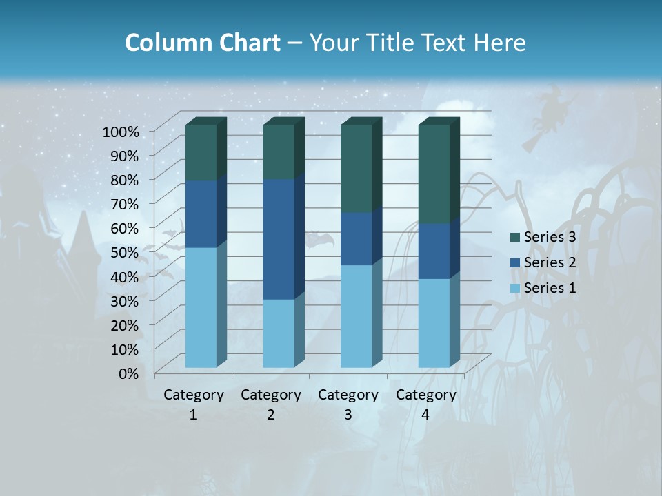Black Background Cityscape PowerPoint Template