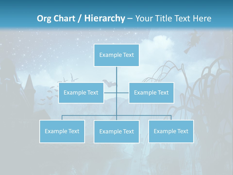 Black Background Cityscape PowerPoint Template