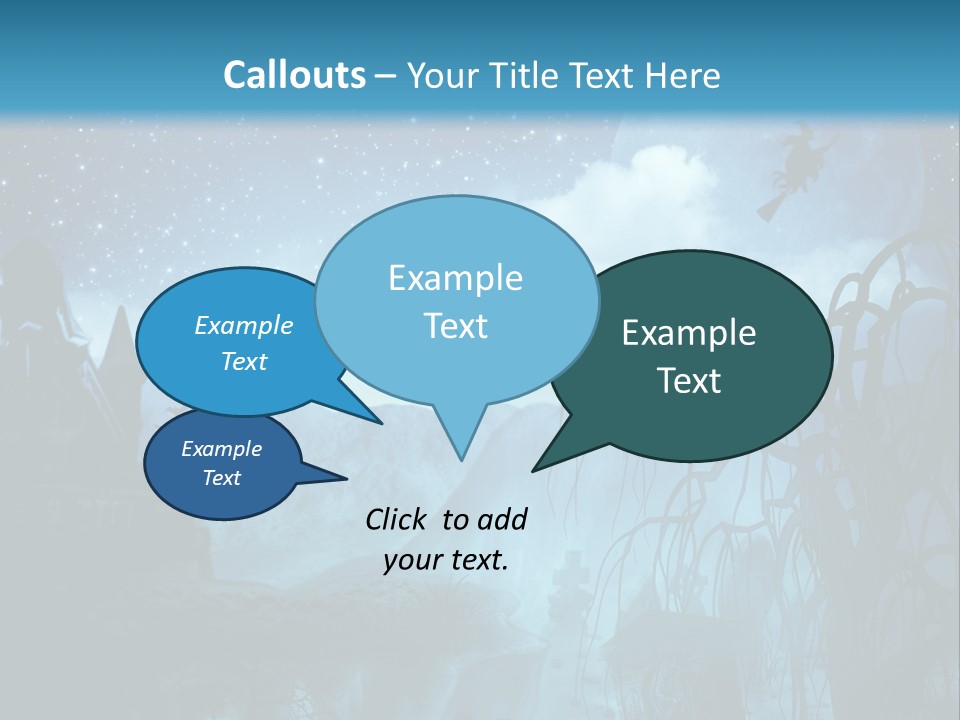 Black Background Cityscape PowerPoint Template