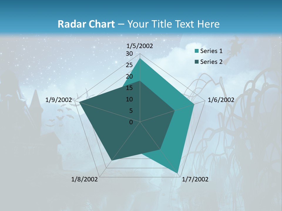 Black Background Cityscape PowerPoint Template