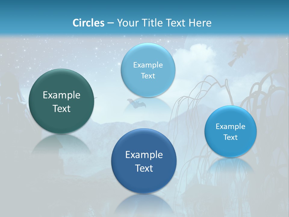 Black Background Cityscape PowerPoint Template