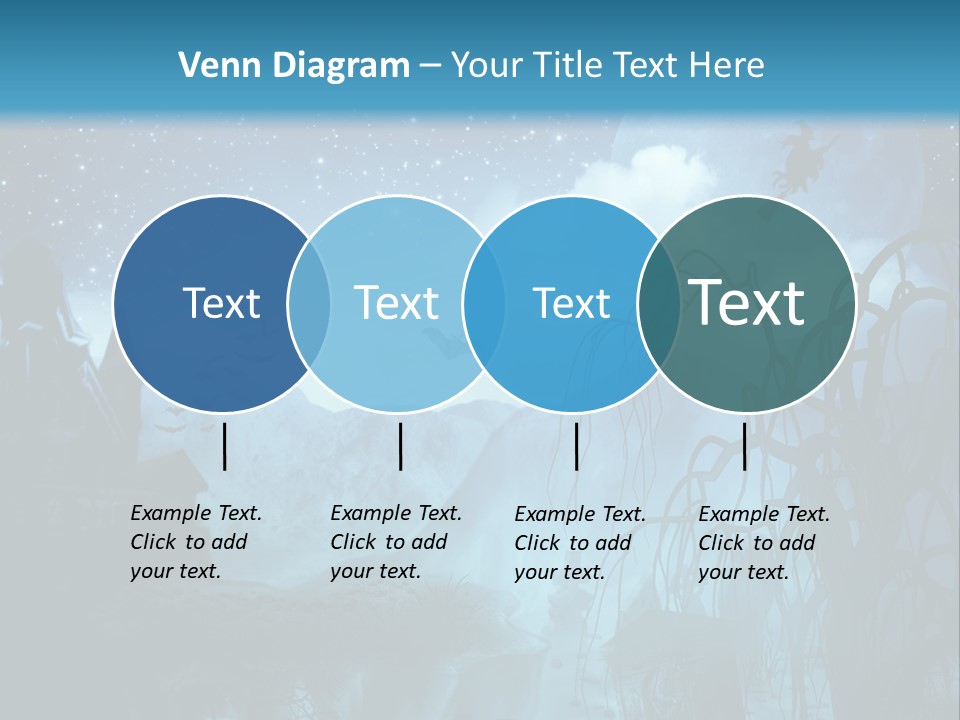 Black Background Cityscape PowerPoint Template