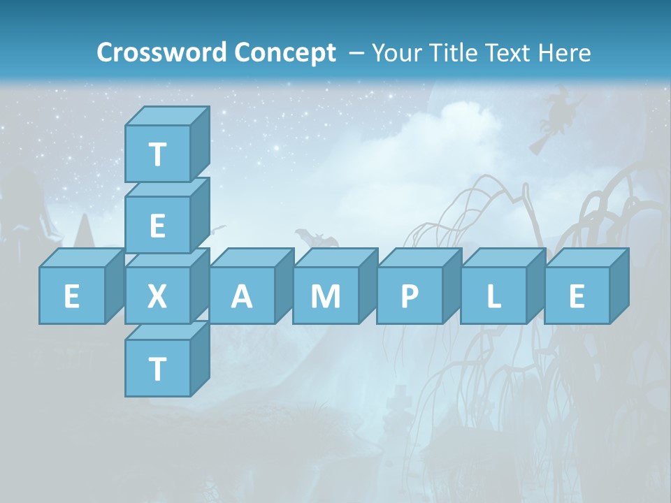 Black Background Cityscape PowerPoint Template