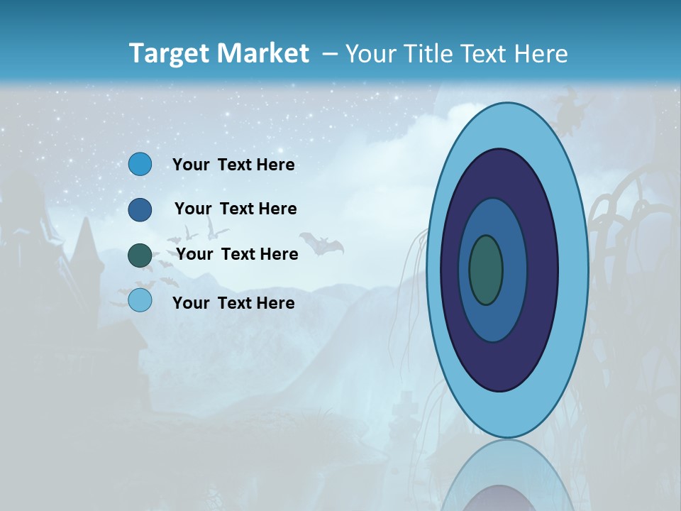 Black Background Cityscape PowerPoint Template