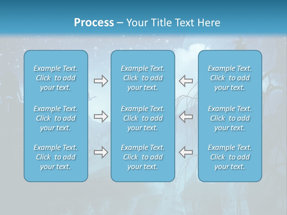 Black Background Cityscape PowerPoint Template