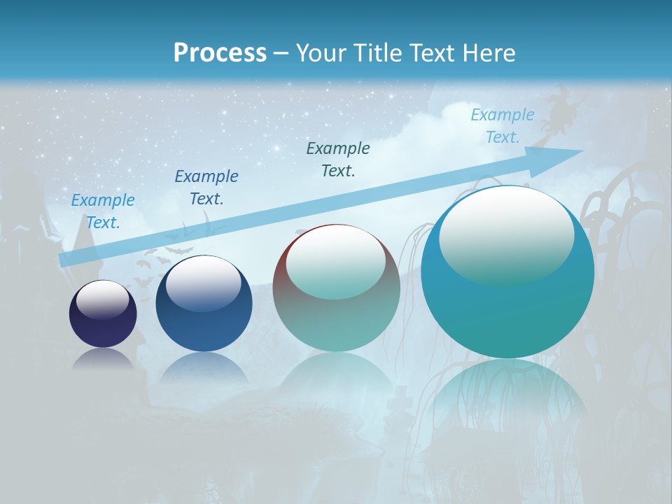 Black Background Cityscape PowerPoint Template