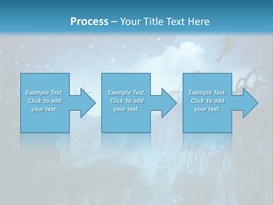 Black Background Cityscape PowerPoint Template