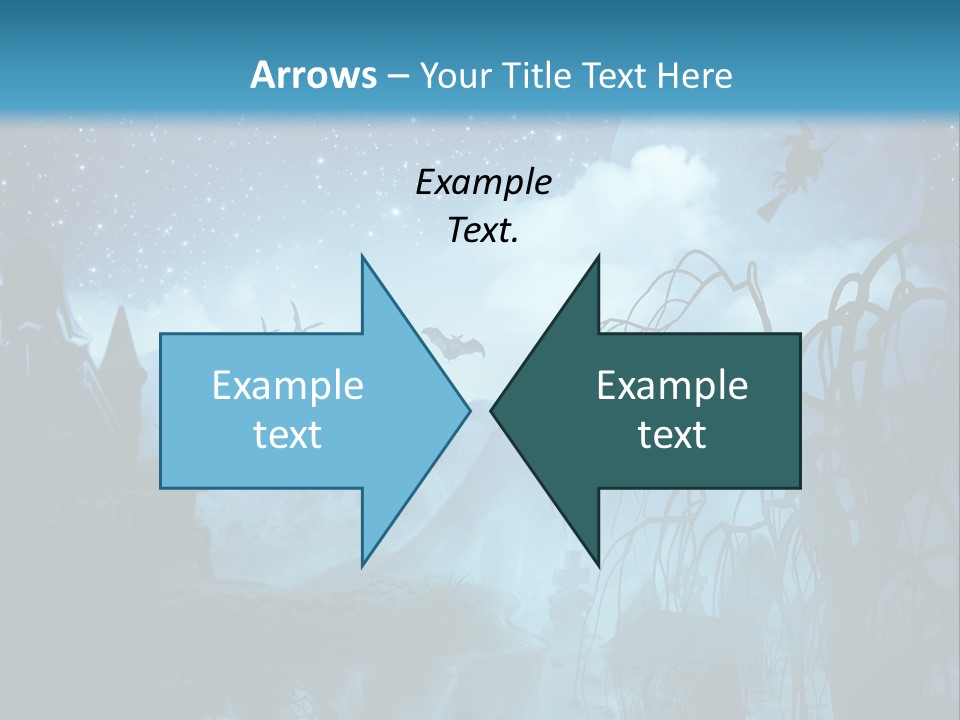 Black Background Cityscape PowerPoint Template