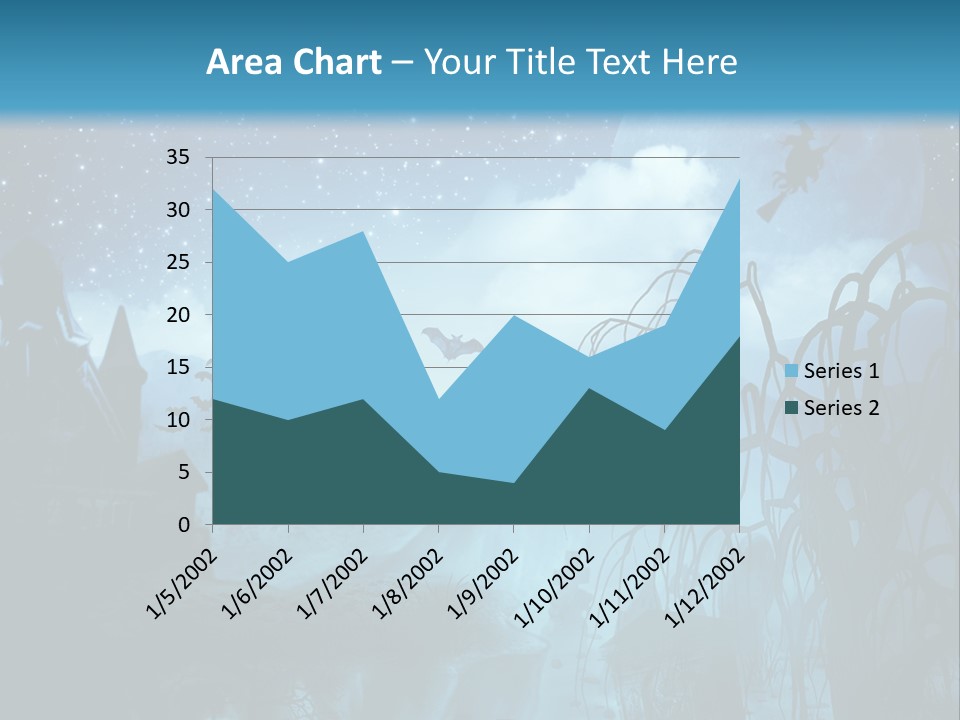 Black Background Cityscape PowerPoint Template