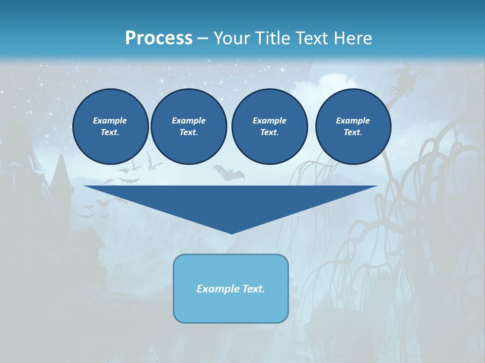 Black Background Cityscape PowerPoint Template