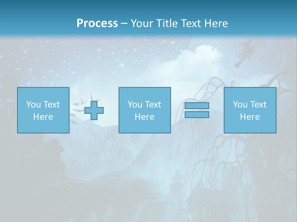 Black Background Cityscape PowerPoint Template