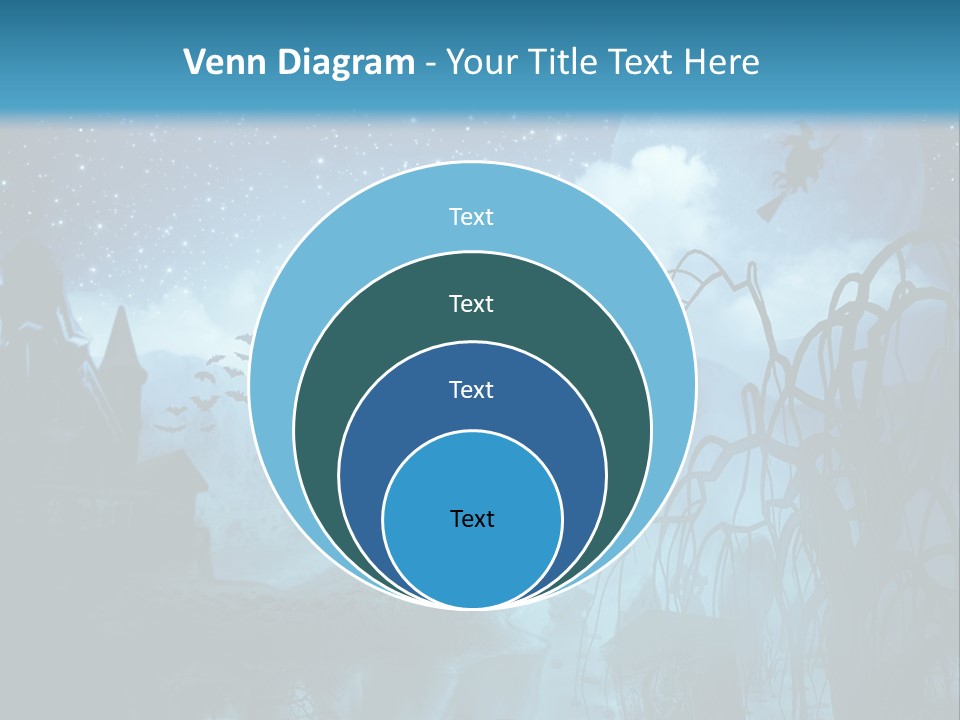 Black Background Cityscape PowerPoint Template